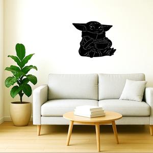 star wars grogu wall decoration