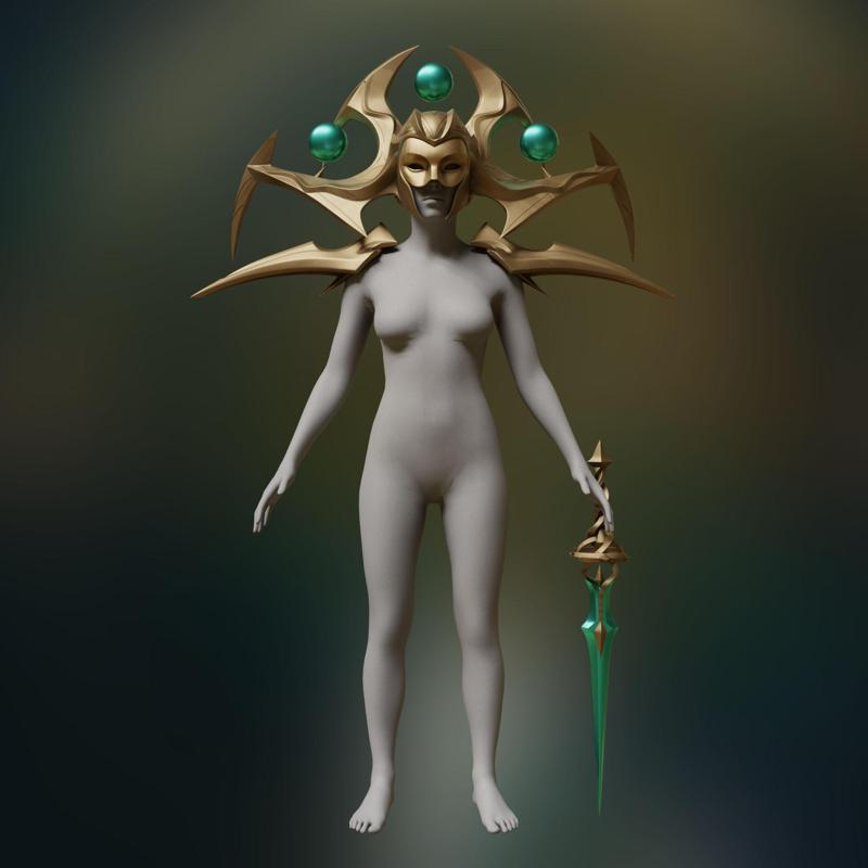 Hela Empress of the Cosmos Marvel Rivals Cosplay Kit