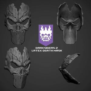DARKSIDERS DEATH MASK COSPLAY HELMET STL 3D PRINT FILE