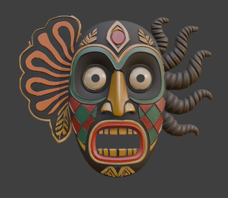 African Tribal Wall Mask