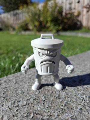 Grumpy Garbage Can – Trash with Attitude