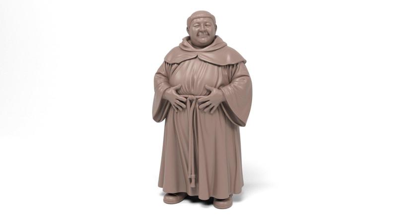 Gluttonous monk