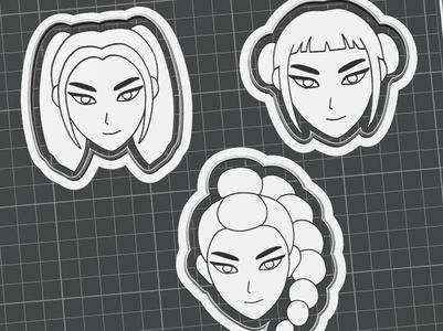 Kpop Demon Hunters cookie cutter and stamp