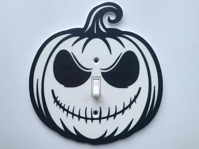 Jack-O-Skellington Light Switch Cover