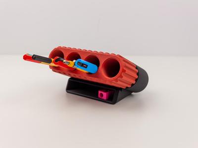 Pen Holder quadruple launcher