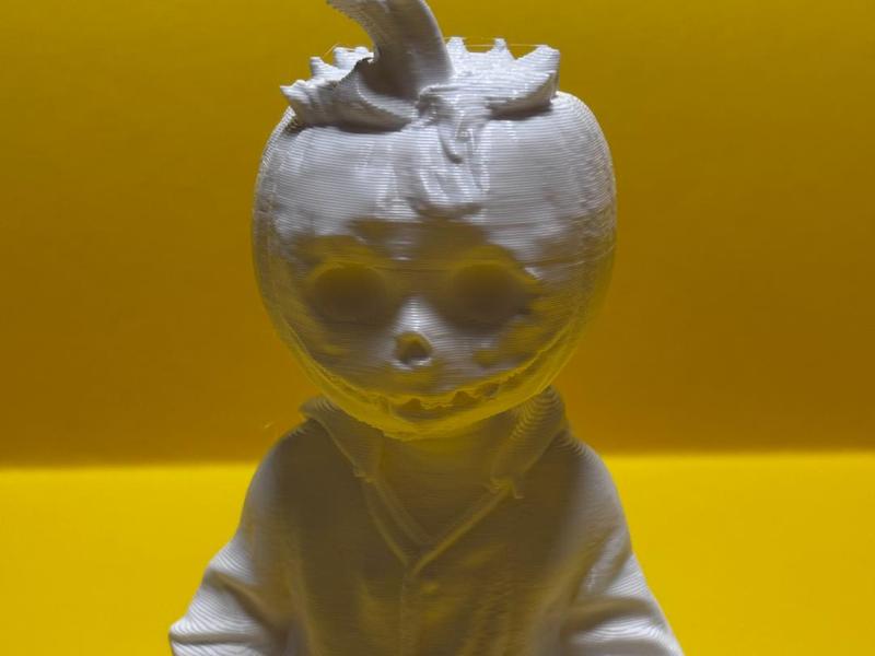 Halloween pumpkin bust