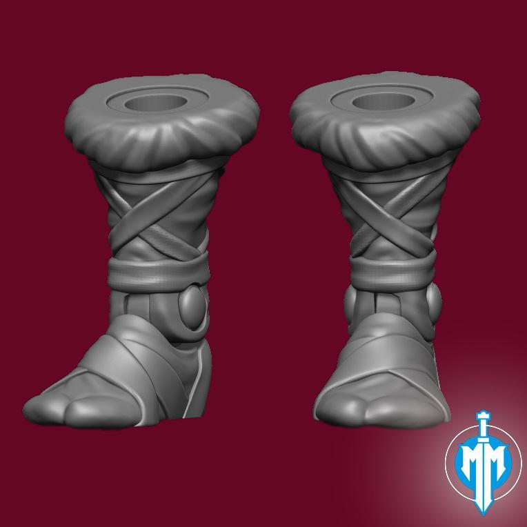 BOOTS / FEET REGULAR HE-MAN - MOTUC