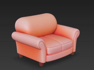 Miniature Model Furniture Sofa Single Lazy Chair Stool Chair