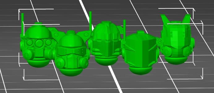 Alternate helmets for Primary sues Vol 2