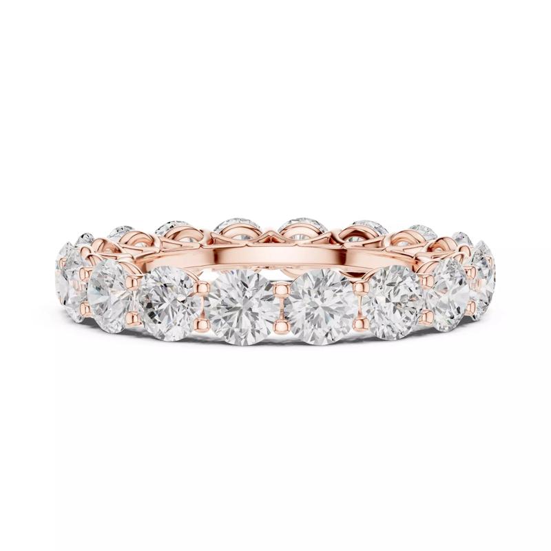 Full Eternity Round Cut Diamond Wedding Band 3DM STL Video