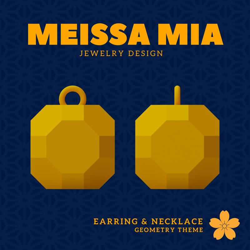 Symmetry in Style – 3D Print File for Archimedean Earrings & Necklace - Archimedean Earring - Geometric Earring - Sacred Geometry Necklace Fashion Statement - Archimedean Polyhedra