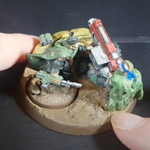 Wargaming Heavy Weapons Bases With Removable Wound/Loader