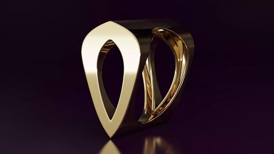 free form square ring N02