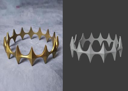 FGO oberon vortigern crown 3d model/3d print/STL