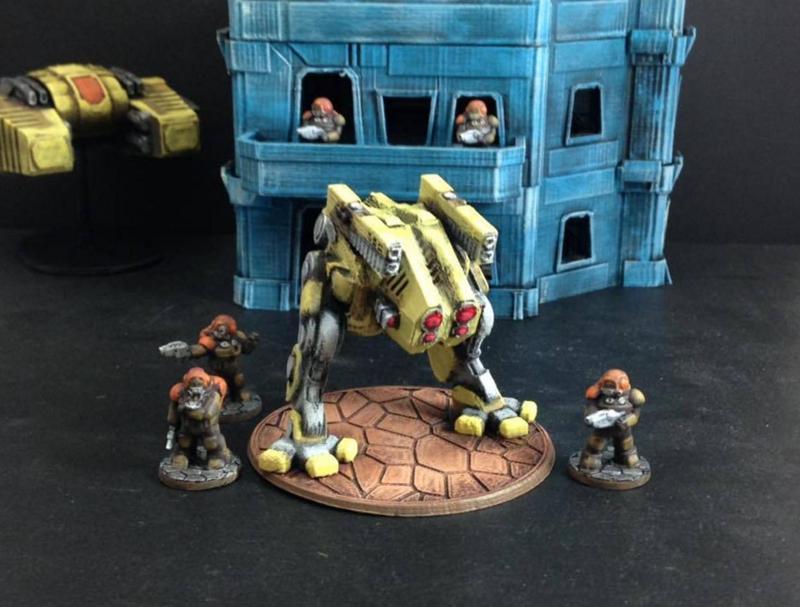 Faust Heavy Combat Drone (15mm scale)