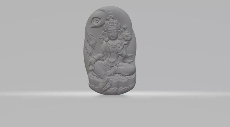 Phoenix Sitting Tara Tara Pendant