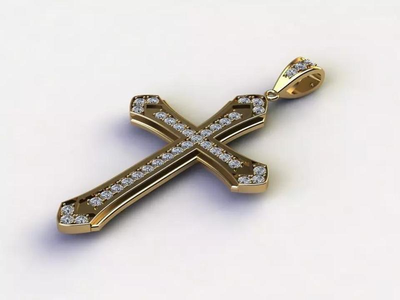 Cross Jesus Christ Pendant Cad P2