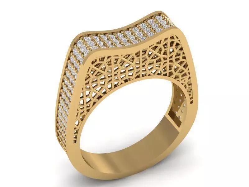 filigree diamond ring