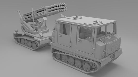 BV 206 with LARS 1 MLRS