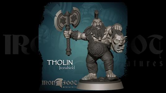 DWARF - THOLIN Iron Shield