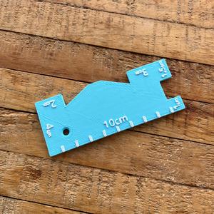 Hem style sewing seam ruler/gauge #1