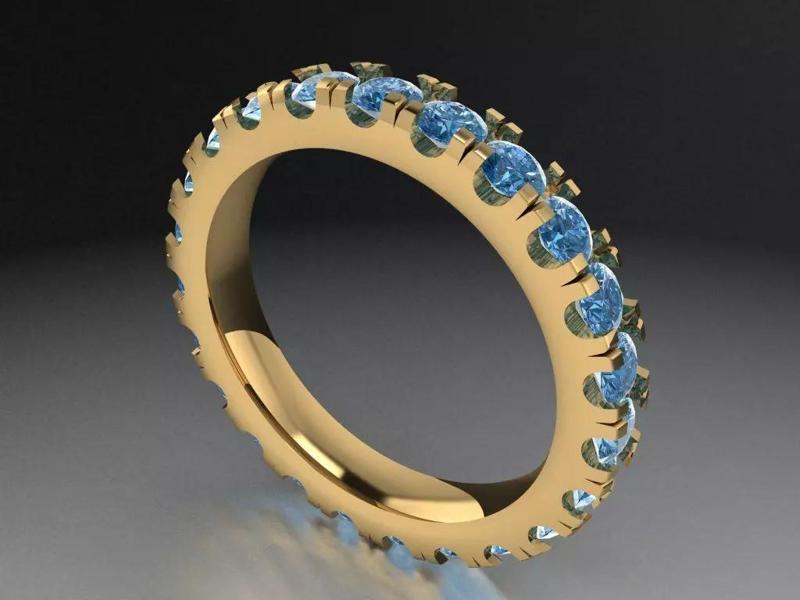 Eternity  halo ring   433