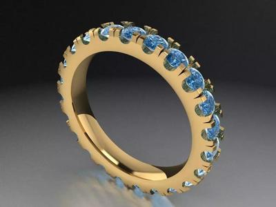 Eternity  halo ring   433