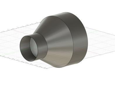 8 to 4 inch duct adapter