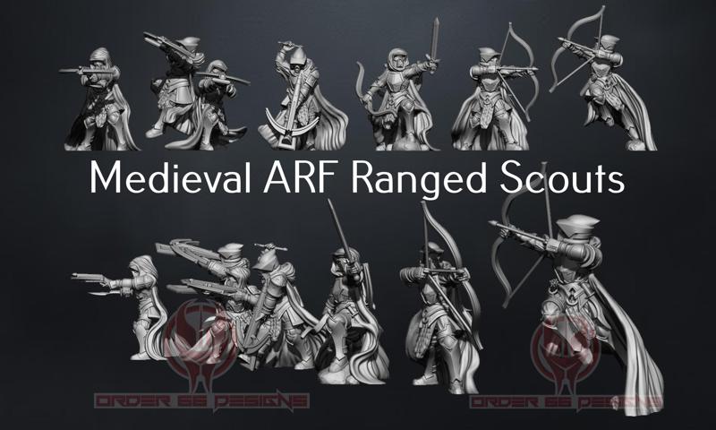 Medieval ARF Archer Scouts Squad - Legion Scale