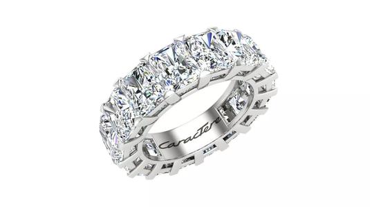 Eternity Ring With Radiant Stones