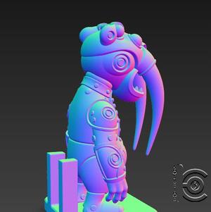 Mecha Walrus - The Armored Guardian