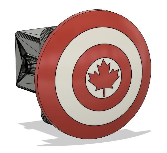 Captain Canuck (Canada) Shield Hitch Cover
