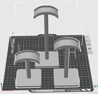 Gamer headphone holder/hanger 3d model