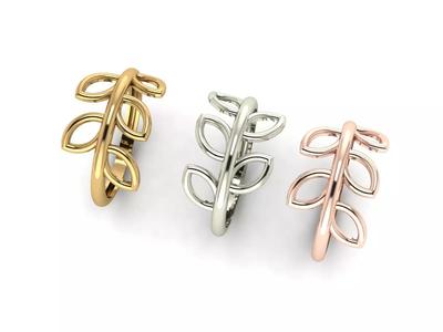 Olive leaf ring