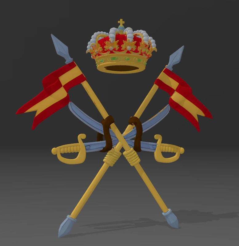 SPANISH CAVALRY EMBLEM