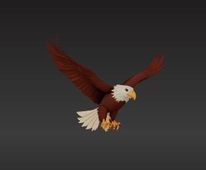 Interlocking Eagle Jigsaw Puzzle - Multi-Part 3D Model for Printing, Creative Brain Teaser & Modern Desktop Sculpture