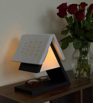 Reading lamp with book holder - STL for 3D printing