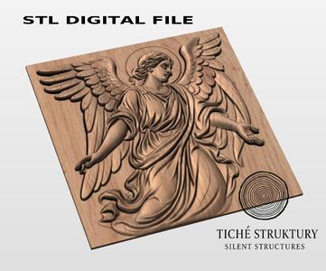 Guardian Angel – Classical Style – 3D STL Model