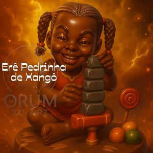 Erê Pedrinha de Xangô - Girl | 3D printable STL sculpture
