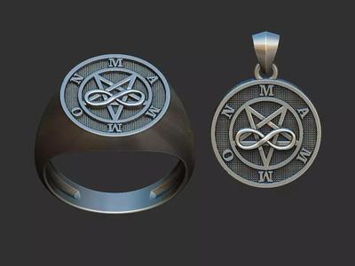 Mammon Ring and Pendant