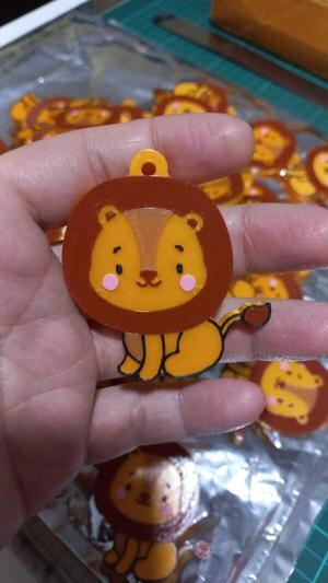 Lion keychain