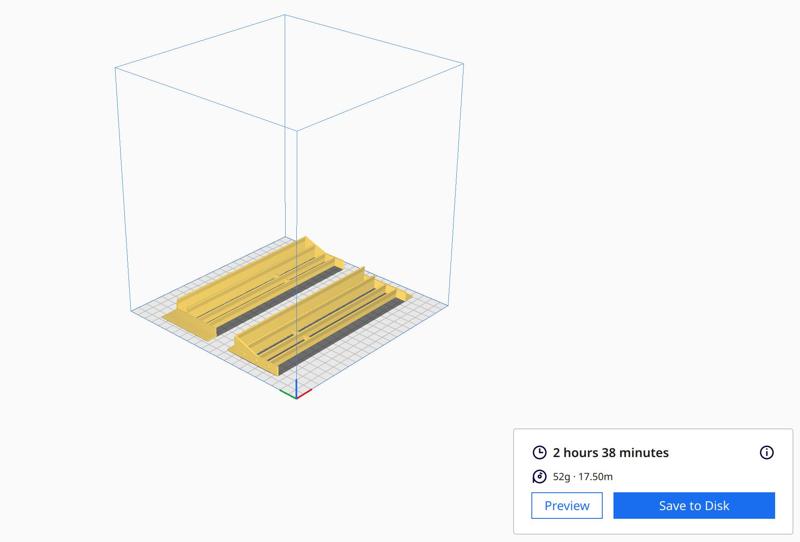 Kitchen ventilation grille divided for smaller printers