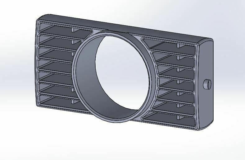 WOLKSWAGEN GOLF 4 CENTRAL GAUGE POD FOR BOOST GAUGE 52MM