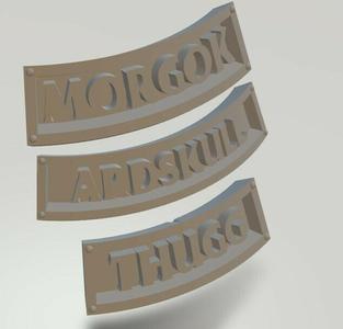 Morgok's Krushasa NAMETAGS S03 BEASTGRAVE WU