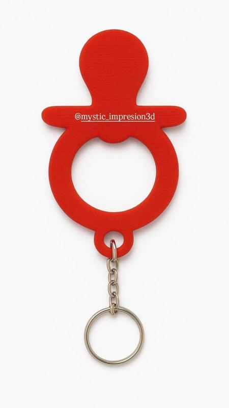 BABY PACIFIER KEYCHAIN