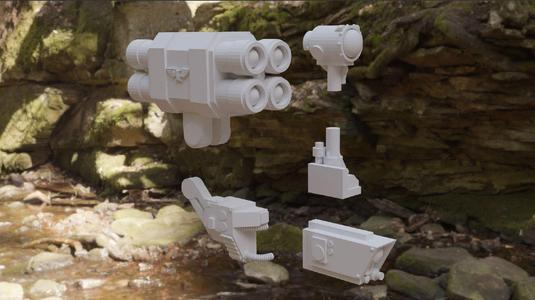 Interstellar Army Chicken Walker Missile Pod