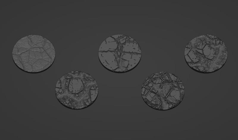 Charred Earth Set (25mm Base)