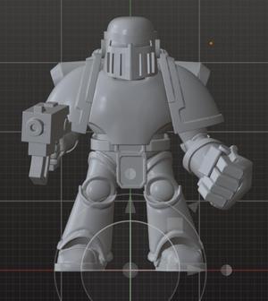 crusading armor space warrior