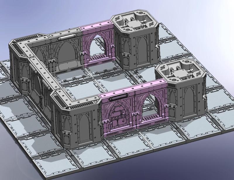 Slim Walls arcade zone mortalis 28mm