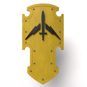 Silver templars relic shield